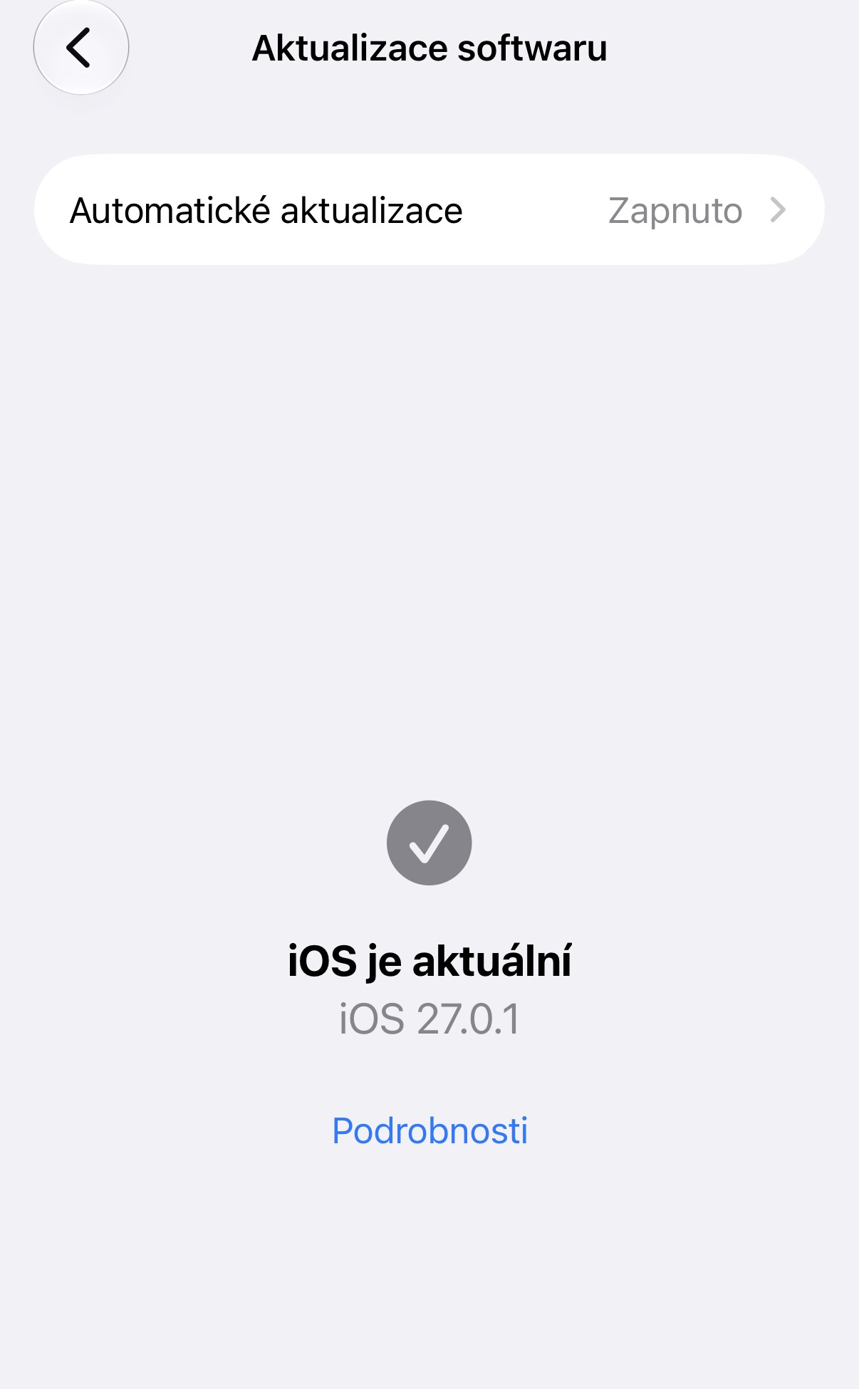 Aktualizace softwaru