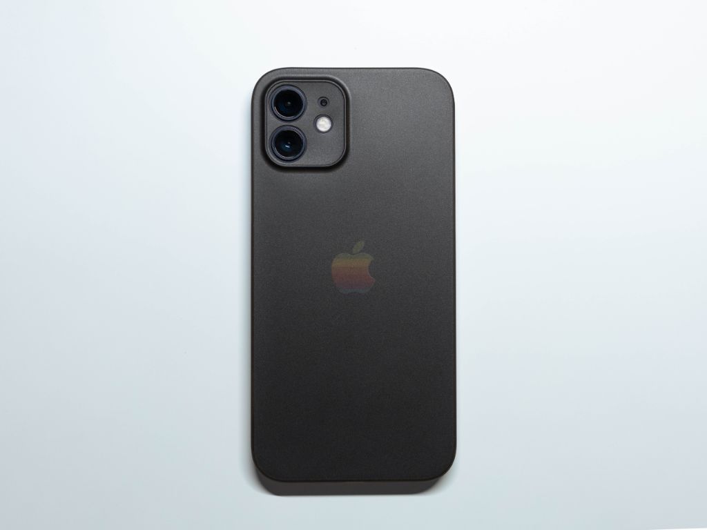 Bild på en svart iPhone