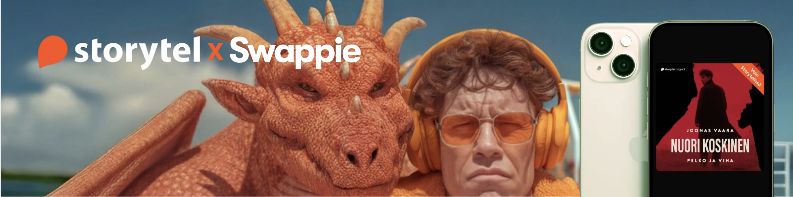 Swappie x Storytel: Take summer’s best stories with you