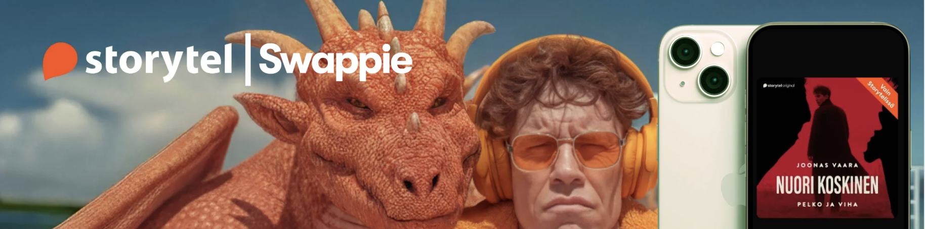 Swappie x Storytel: Kesän parhaat tarinat kulkevat mukanasi