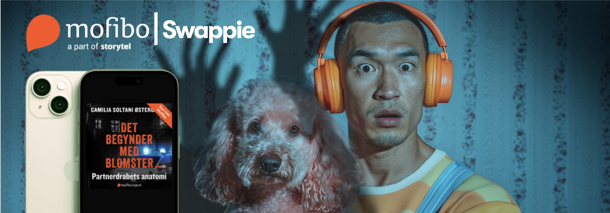 Swappie x Mofibo: De bedste historier følger med dig