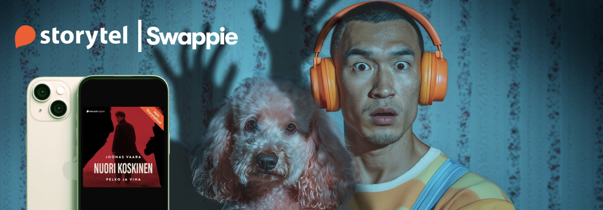 Swappie x Storytel: Parhaat tarinat kulkevat mukanasi