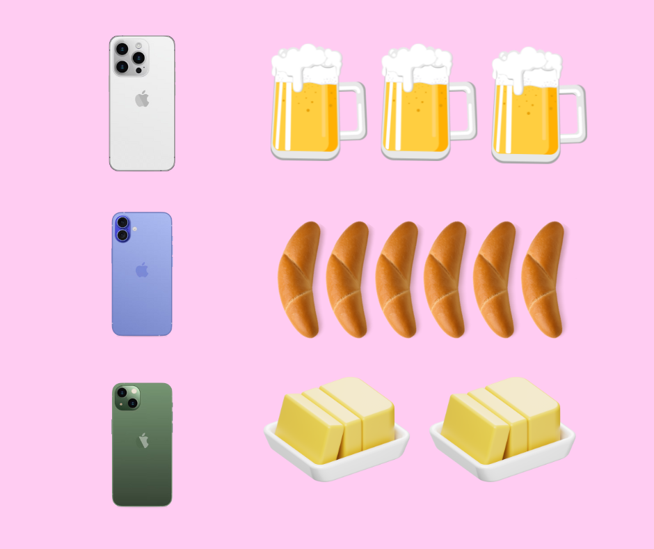 iPhone srovnání cen