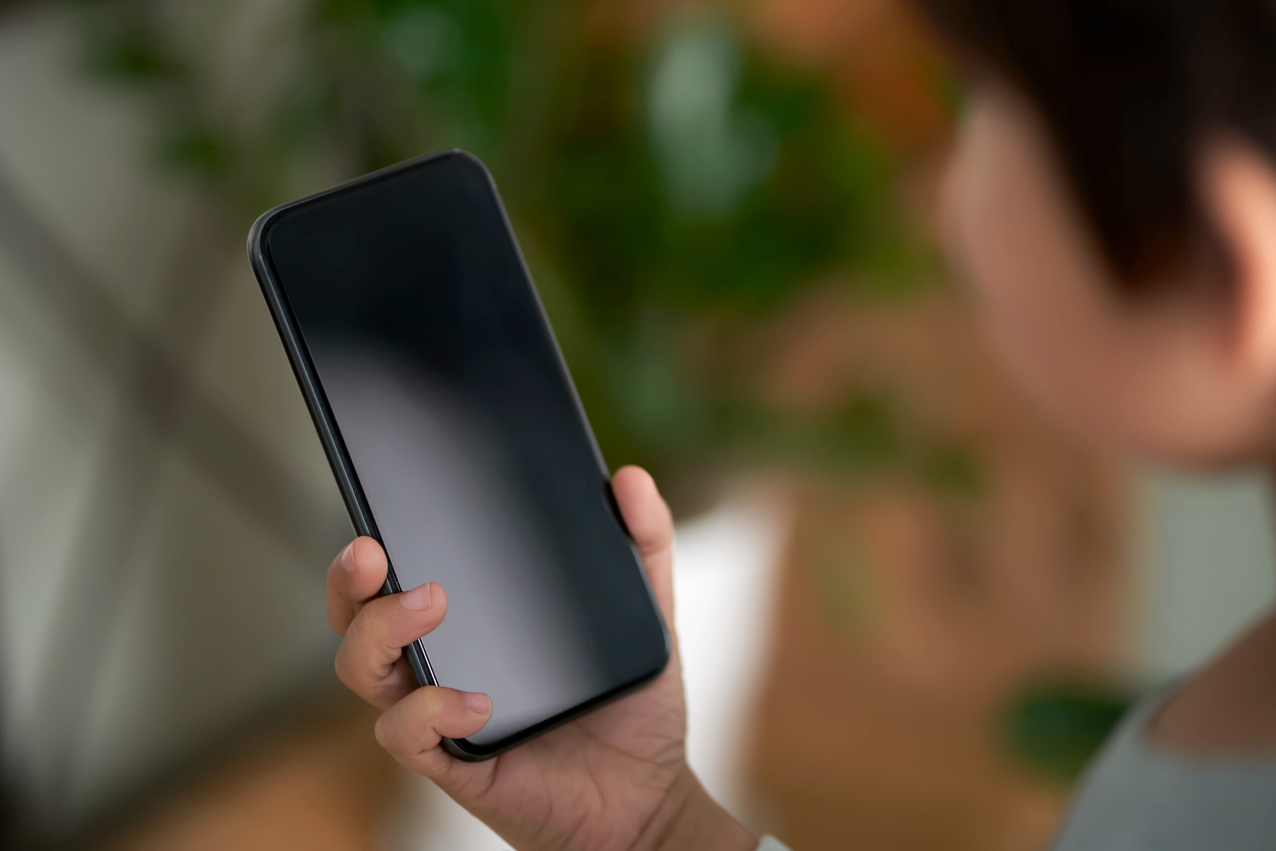 iPhone displej